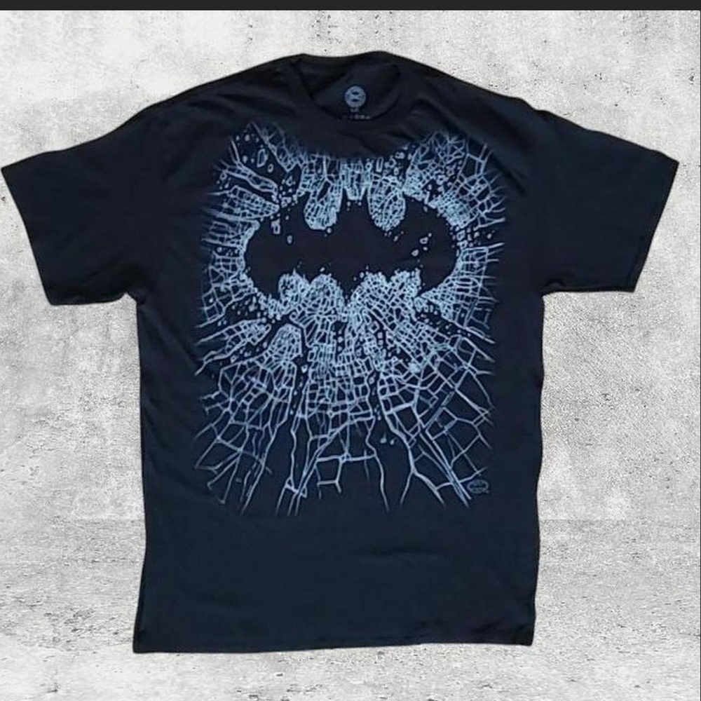 Batman DC Comics All Over Print T-Shirt 2014 Large AOP Graphic Tee
